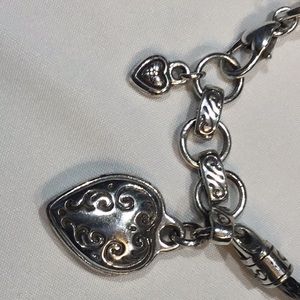 BRACELET leather and silver